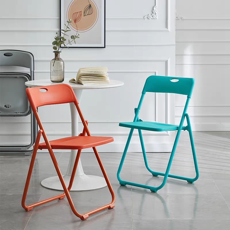 Outdoor Furniture Exhibition - Folding Chair Learning Office Backrest Stool