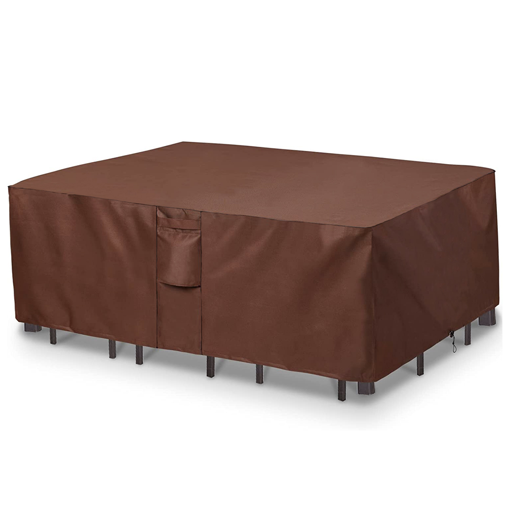Outdoor Furniture Weatherproof - Brown 420D HEAVY DUTY Outdoor Waterproof