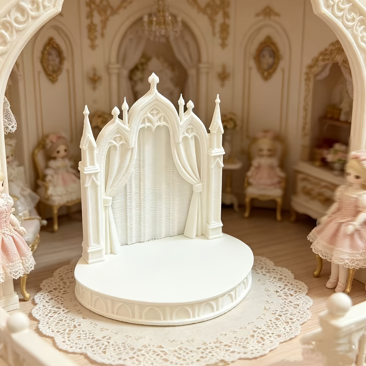 Outdoor Furniture Material - Gothic Castle Diorama Platform DIY Miniature