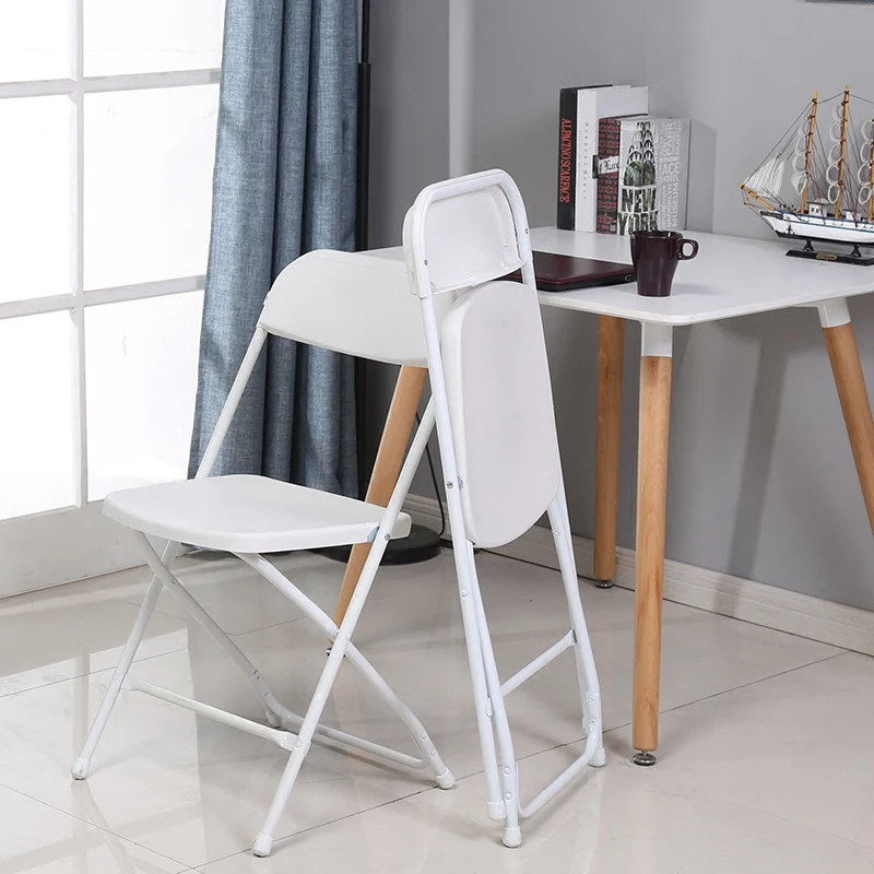 Outdoor Furniture Exhibition - White Venue Chair, Folding Chair, Outdoor