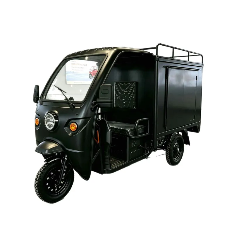Outdoor Furniture Black - Heavy Duty Fuel Three Wheel Motorcycle