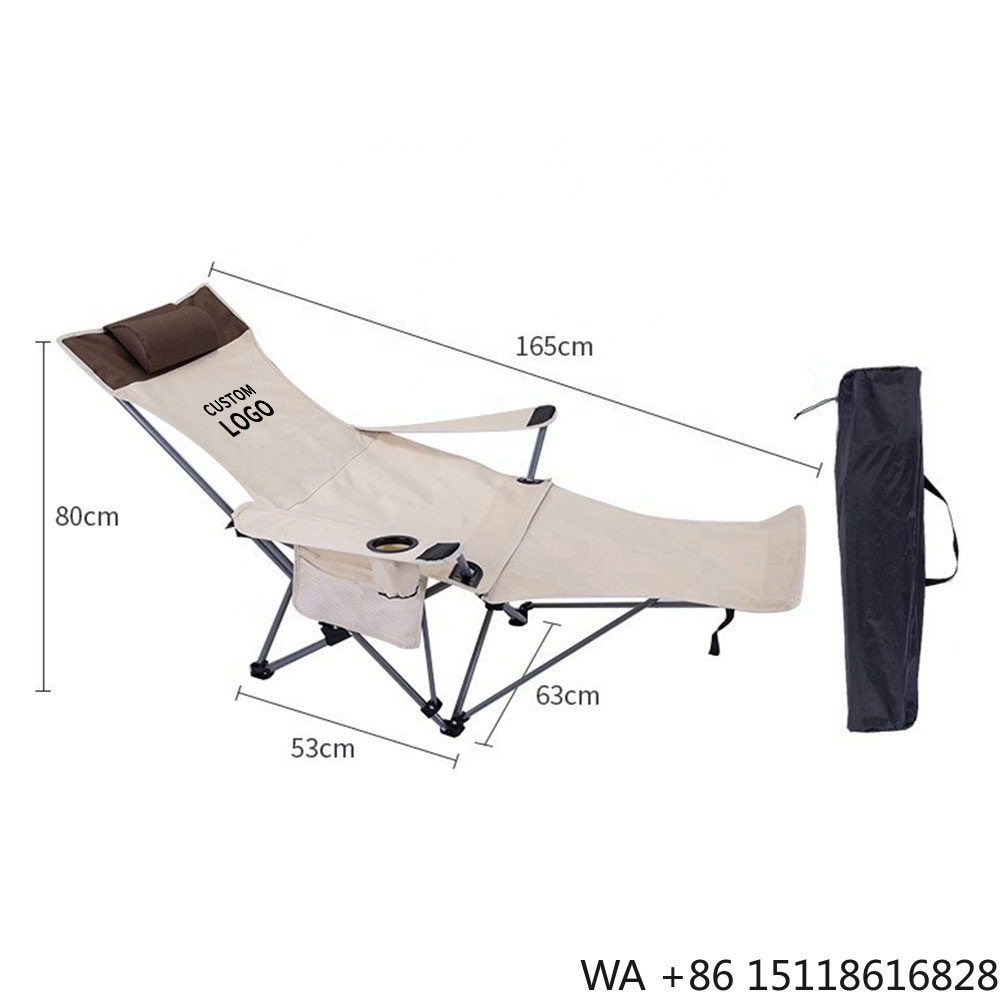 Outdoor Furniture Patio - Portable Folding Reclining Chair Lightweight Adjustable