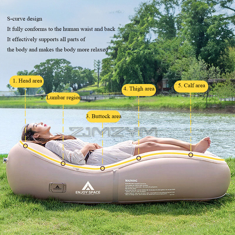 Automatic Inflatable Lazy Sofa - огляд і ціна Outdoor Furniture Lounge Set