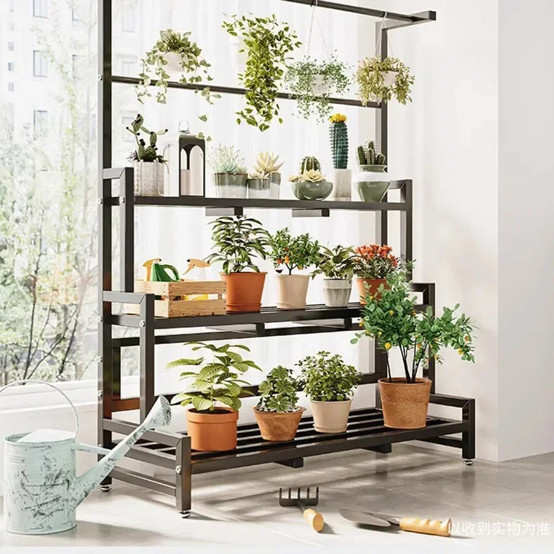 Tiered Display Plant Rack Shel - огляд і ціна Outdoor Furniture Black