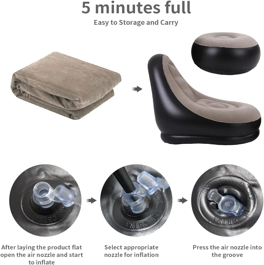 2Pcs Lazy Sofa Inflatable Chai - огляд і ціна Outdoor Furniture Ideas
