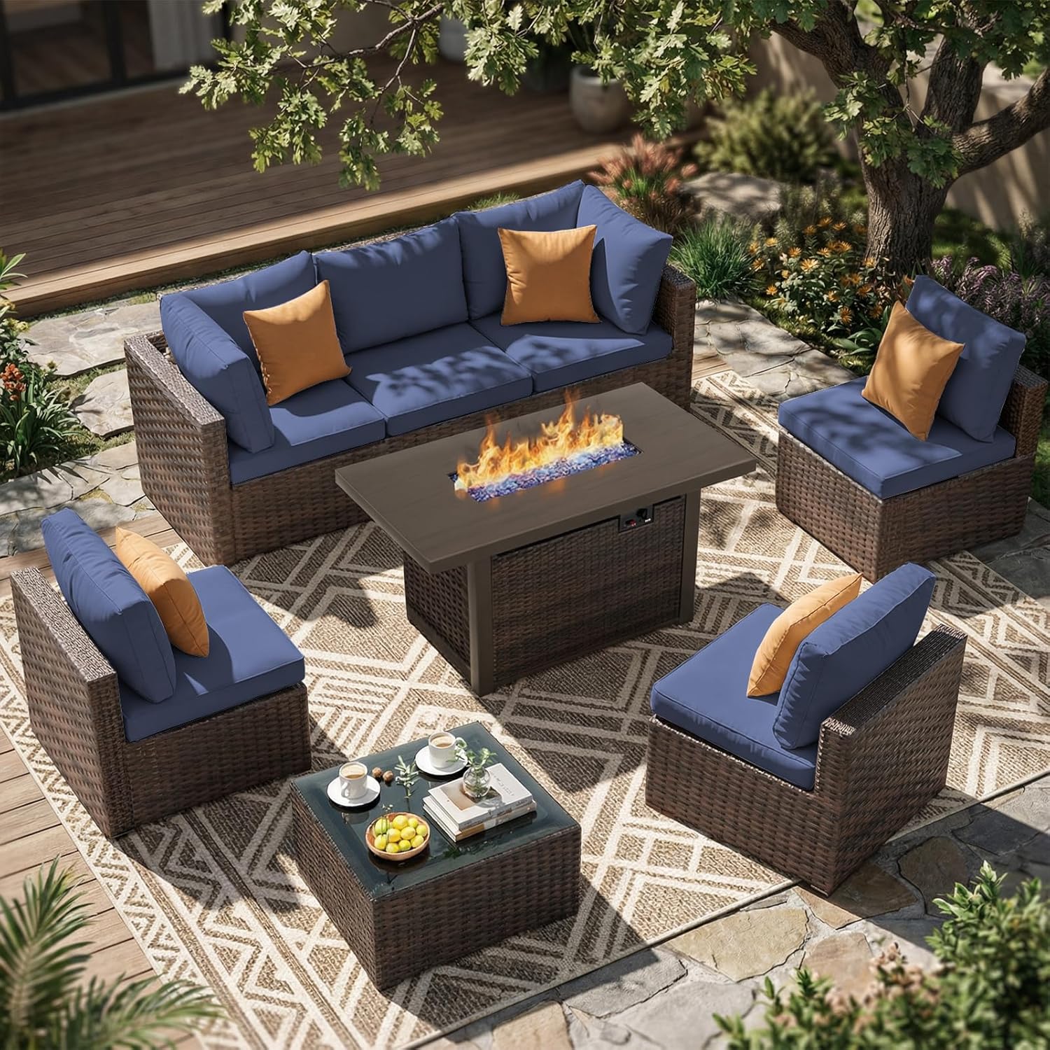 8 Pieces Patio Furniture Sets  - огляд і ціна Outdoor Furniture Ideas