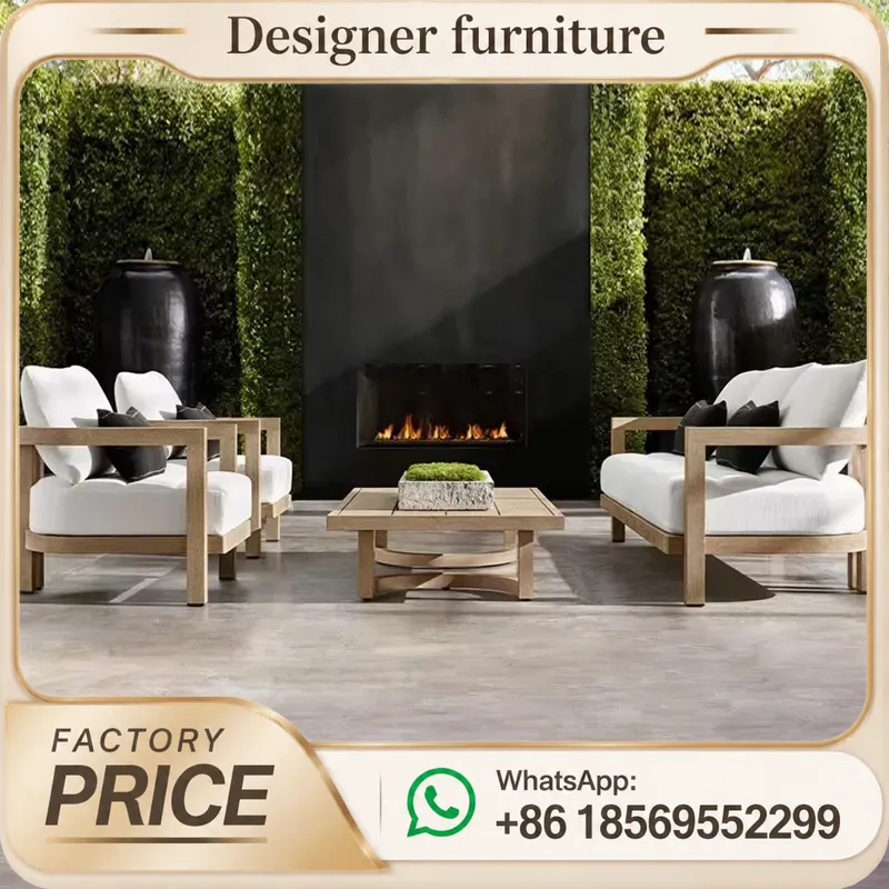 Teak Wood Sofa Set Waterproof  - огляд і ціна Outdoor Furniture Teak Wood