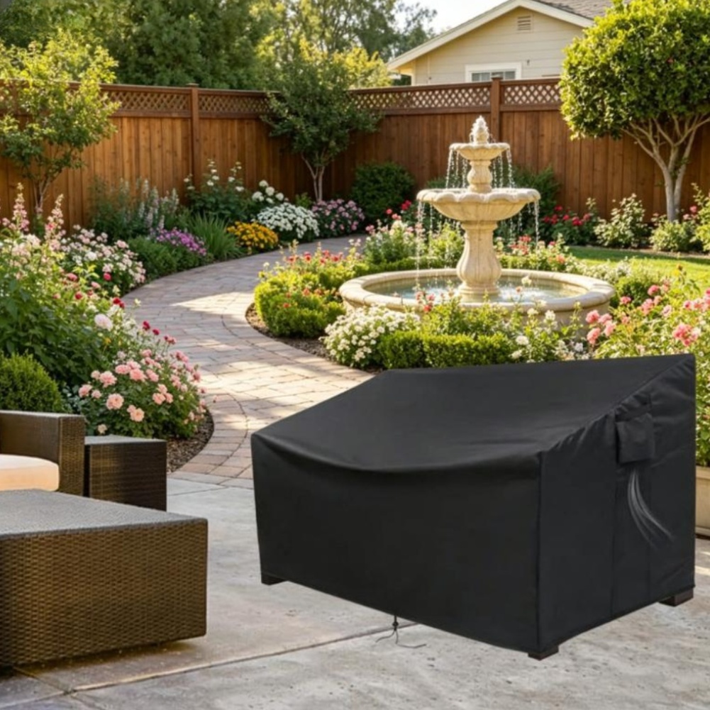 Heavy-Duty Patio Sofa Cover Wa - огляд і ціна Outdoor Furniture Black
