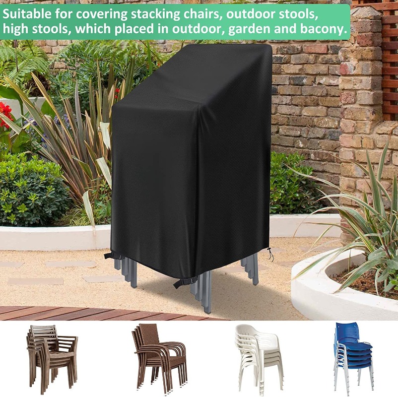 1/2/PCS Stacked Chair Dust Cov - огляд і ціна Outdoor Furniture Patio