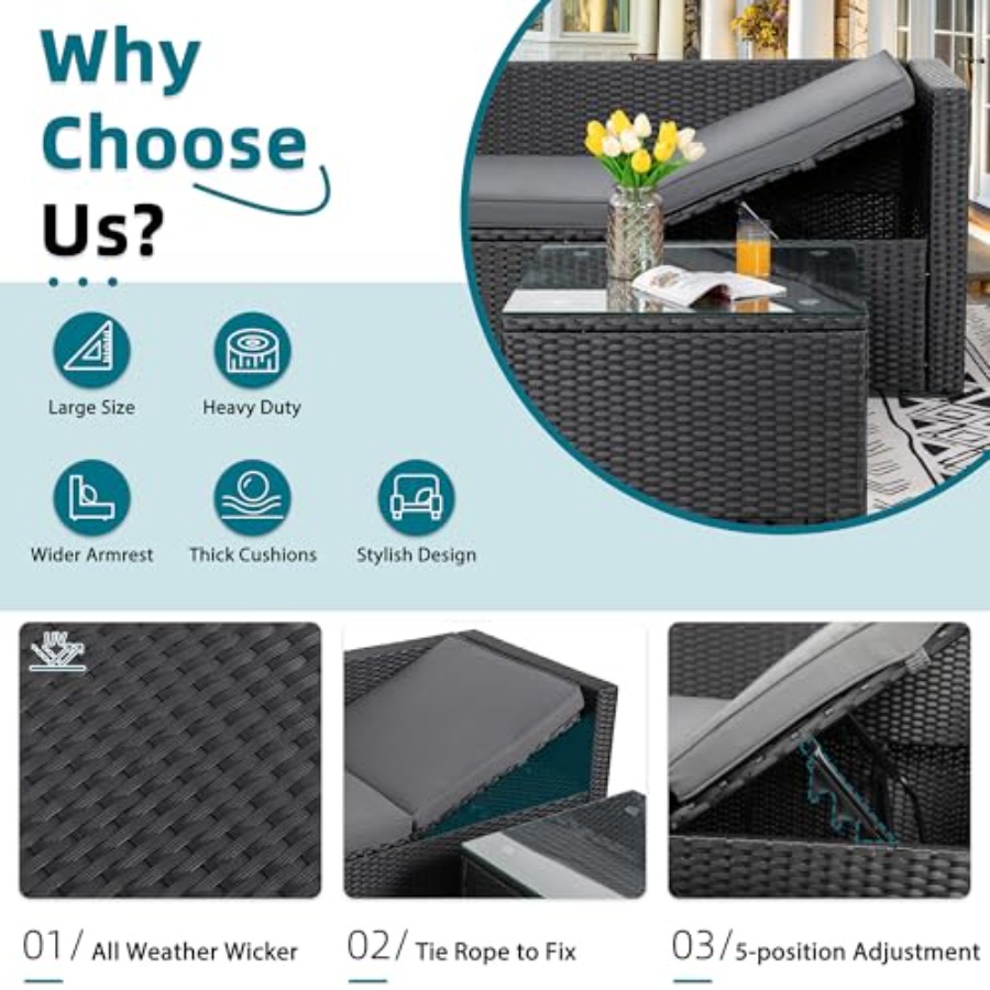 Patio furniture set for outdoo - огляд і ціна Outdoor Furniture Material