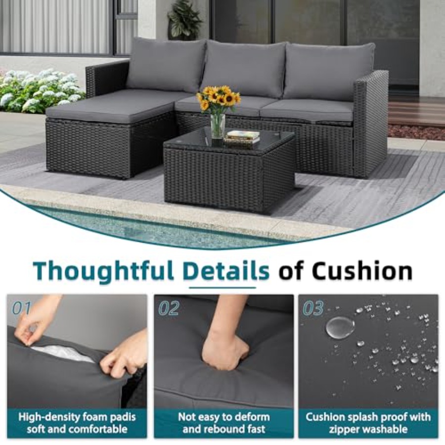 Patio furniture set for outdoo - огляд і ціна Outdoor Furniture Material