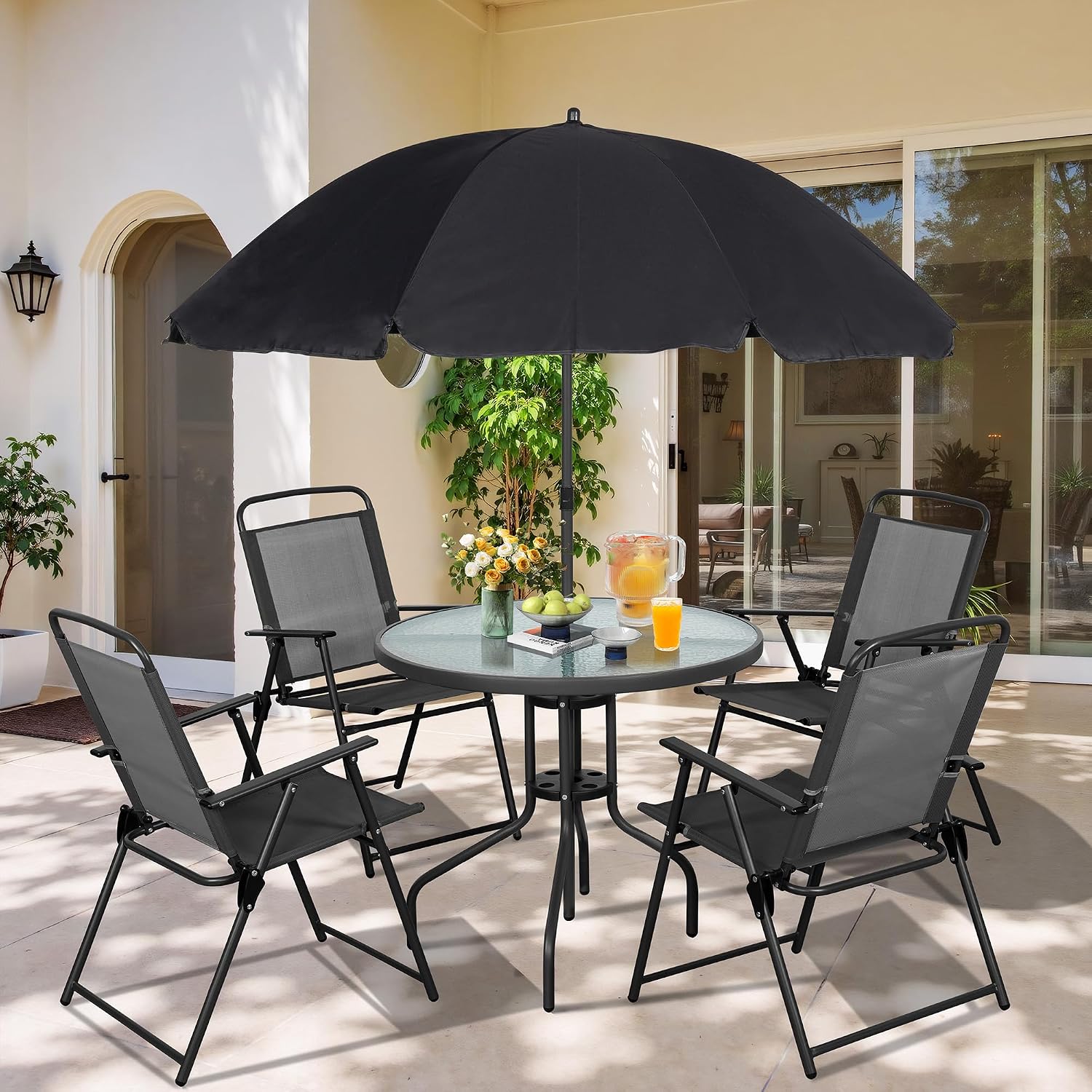 Metal Patio Dining Set Outdoor - огляд і ціна Outdoor Furniture Ideas