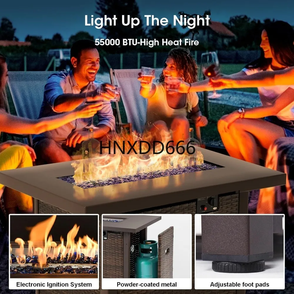 7 Piece Patio Furniture Set wi - огляд і ціна Outdoor Furniture Set With Fire Pit