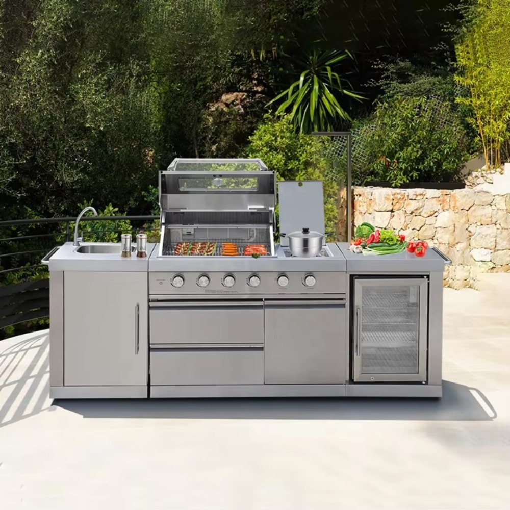 Outdoor Kitchen with Roof Cove - огляд і ціна Outdoor Furniture Ideas