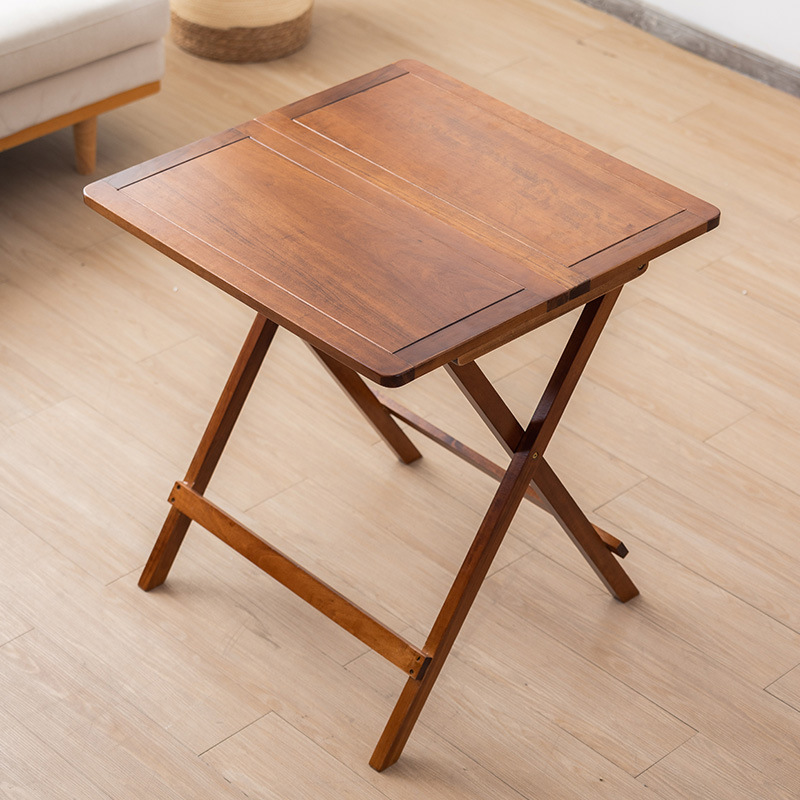 Small household solid wood din - огляд і ціна Outdoor Furniture Exhibition