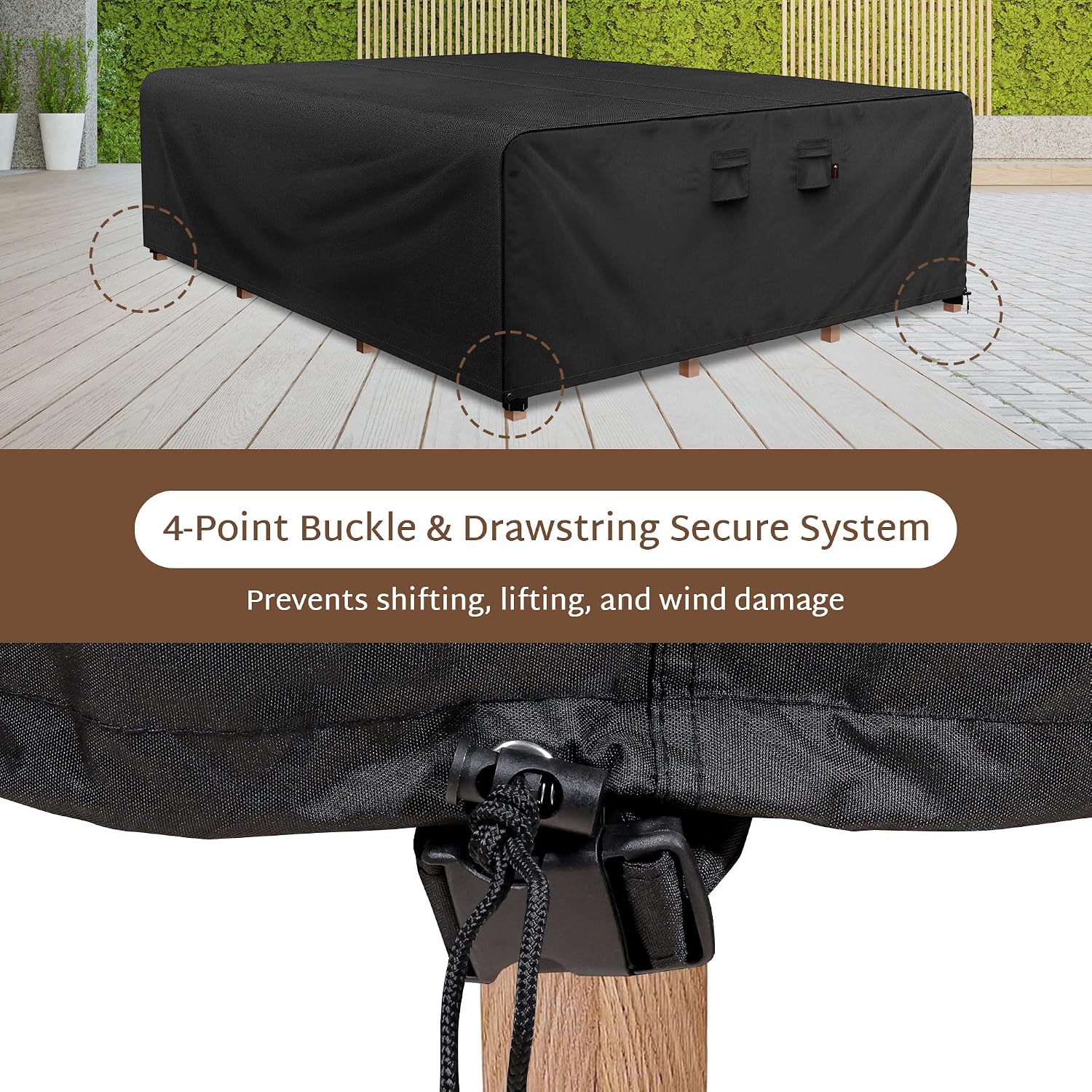 Rectangular 600D Heavy-Duty Ou - огляд і ціна Outdoor Furniture Weatherproof
