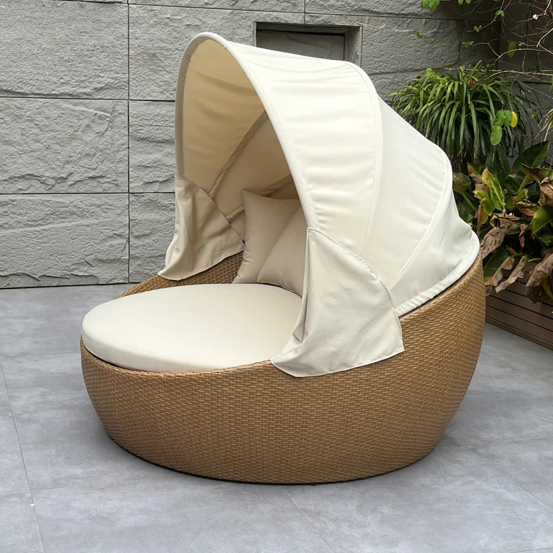 Daybed,Anti-UV Rustproof Round - огляд і ціна Outdoor Furniture Lounge Set