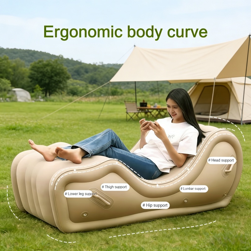 S-Shaped Inflatable Chair, Out - огляд і ціна Outdoor Furniture Material