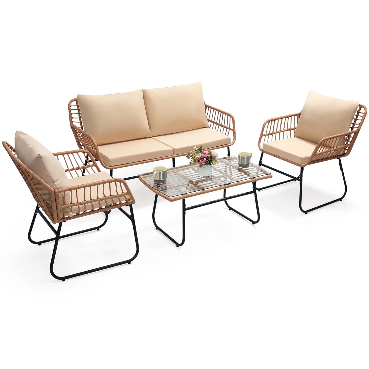4 Piece Patio Bistro Outdoor F - огляд і ціна Outdoor Furniture Ideas