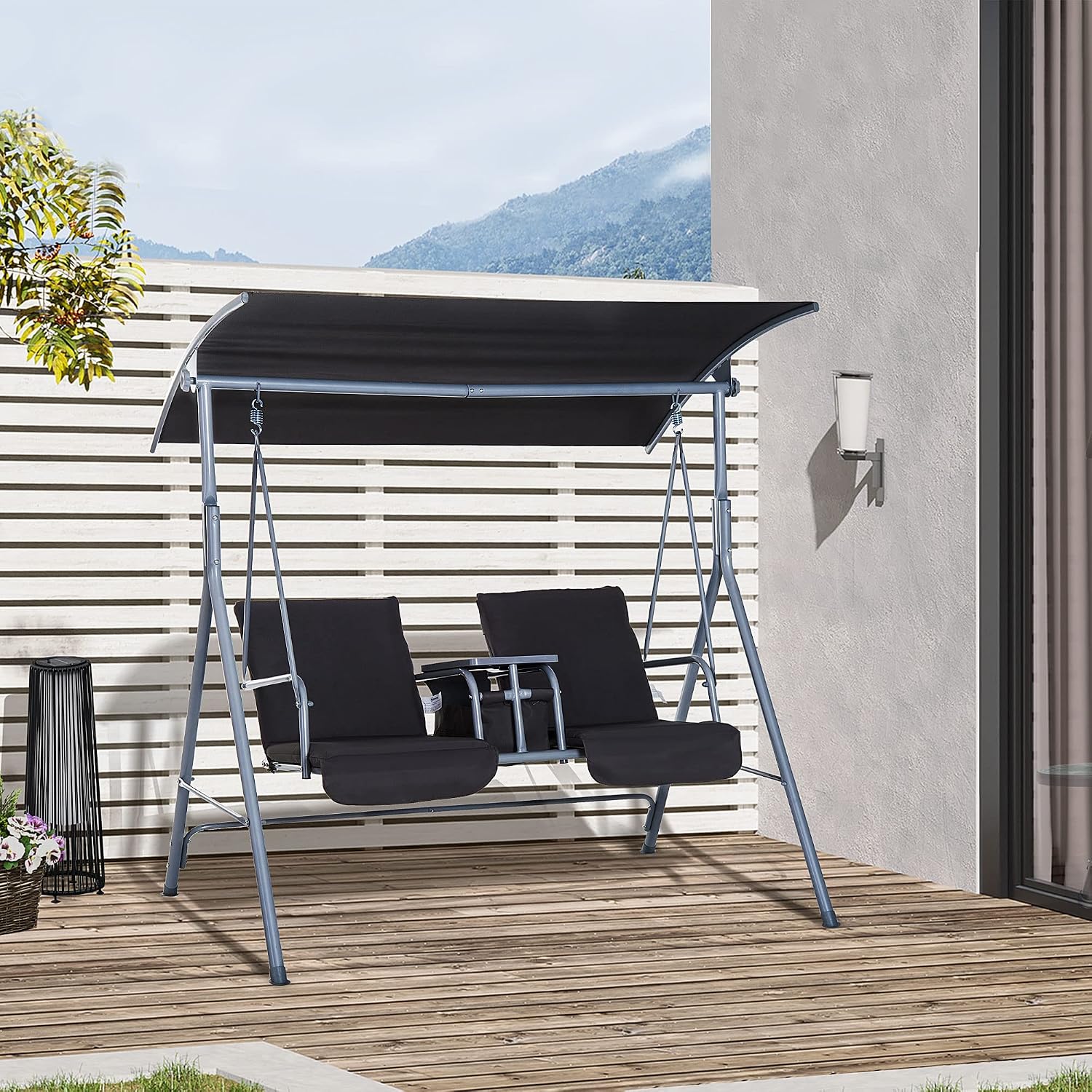 Outdoor 2 Person Porch Swing W - огляд і ціна Outdoor Furniture Patio