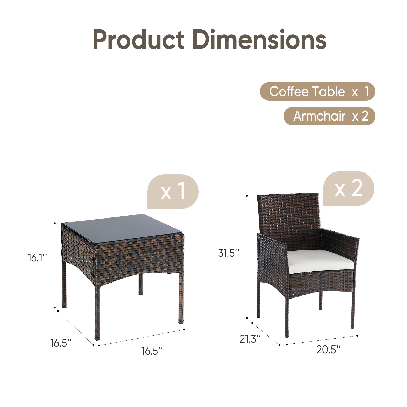 JHK Large Size 3 Pieces Outdoo - огляд і ціна Outdoor Furniture Ideas
