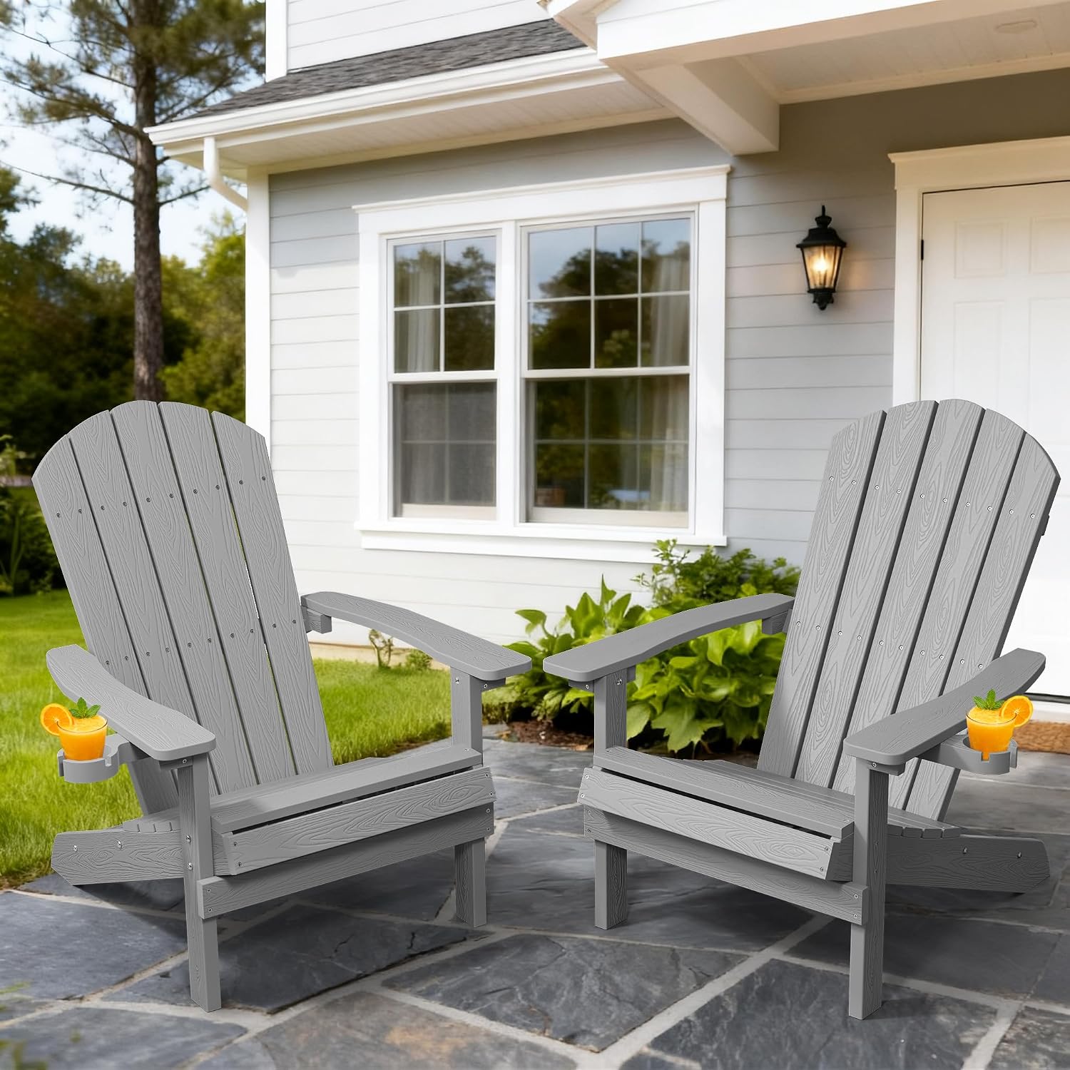 Weather Resistant Adirondack C - огляд і ціна Outdoor Furniture Set With Fire Pit
