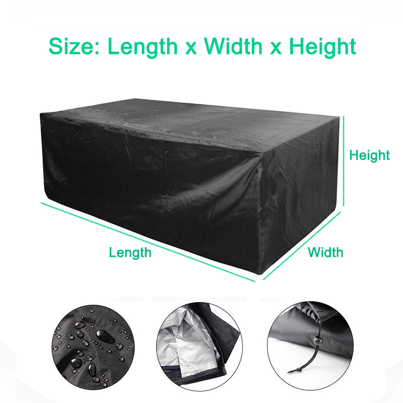 Multiple Size Outdoor Furnitur - огляд і ціна Outdoor Furniture Black