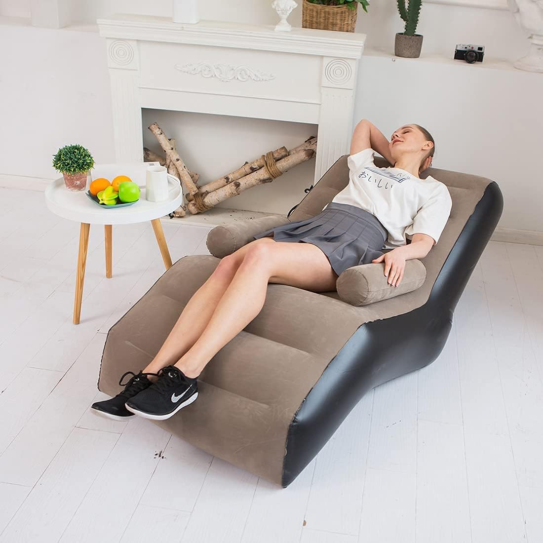 Folding Lazy Sofa,Inflatable L - огляд і ціна Outdoor Furniture Lounge Set