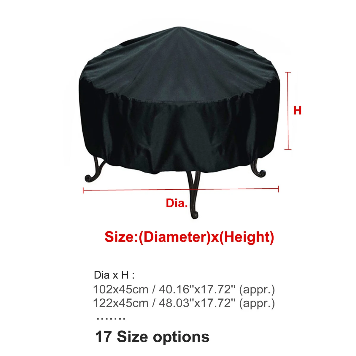 Waterproof Patio Fire Pit Cove - огляд і ціна Outdoor Furniture Black