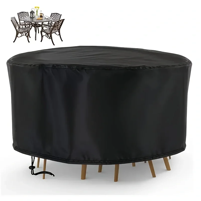 Waterproof Round Patio Furnitu - огляд і ціна Outdoor Furniture Black