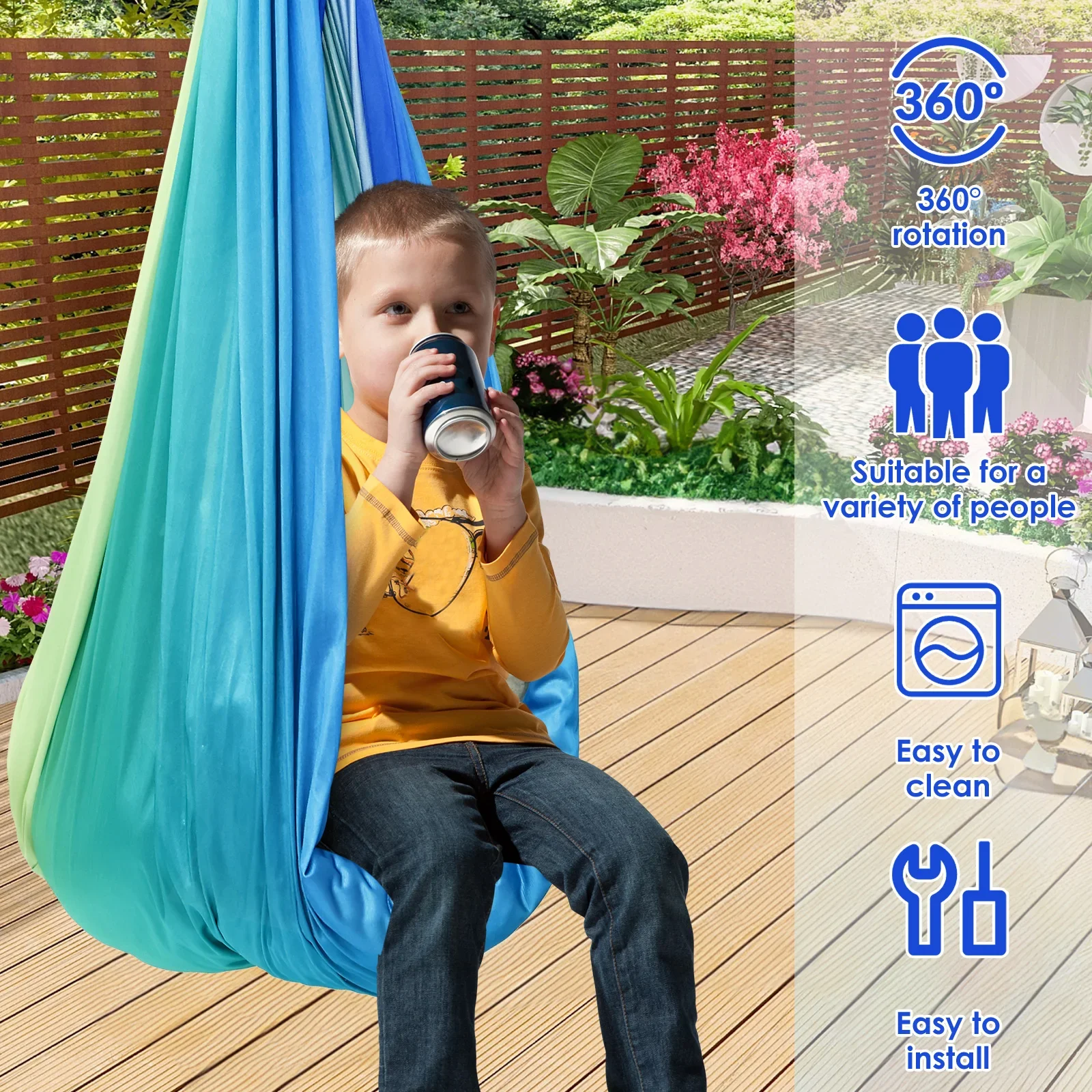Sensory Swing Comfortable Kids - огляд і ціна Outdoor Furniture Kids