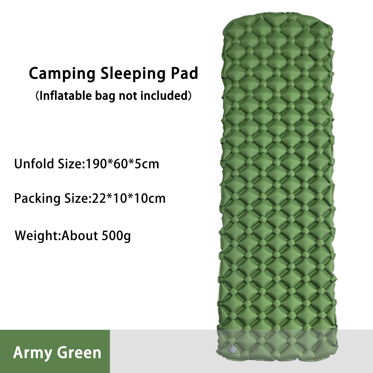 Camping Inflatable Mattress in - огляд і ціна Outdoor Furniture Pads